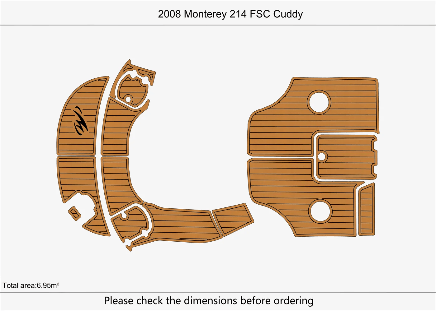 2008 Monterey 214 FSC Cuddy