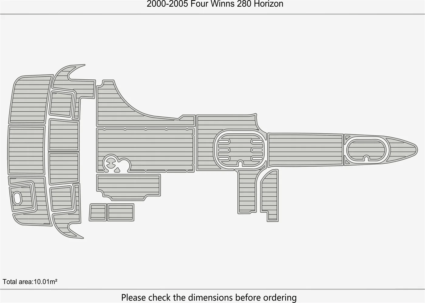 2000-2005 Four Winns 280 Horizon