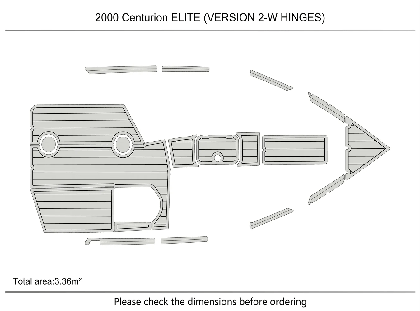 2000-2006 Centurion ELITE (VERSION 2-W HINGES)
