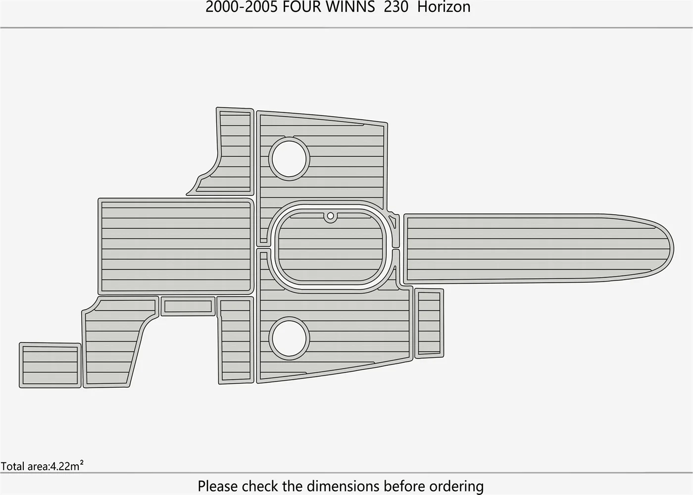 2000-2005 Four Winns Hprizon 230