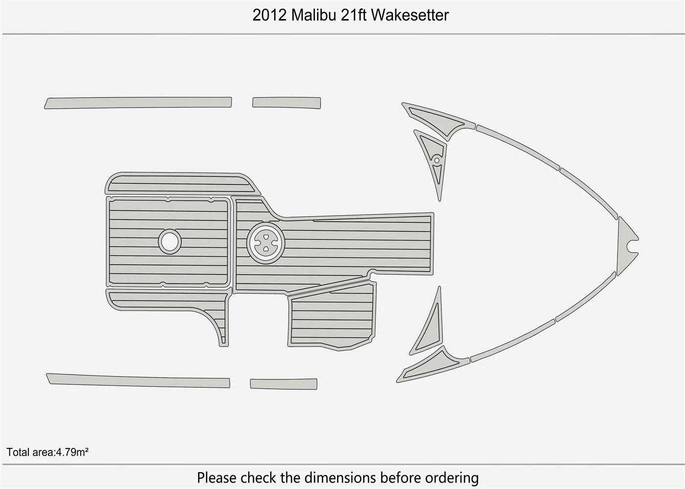 2012 Malibu 21ft Wakesetter