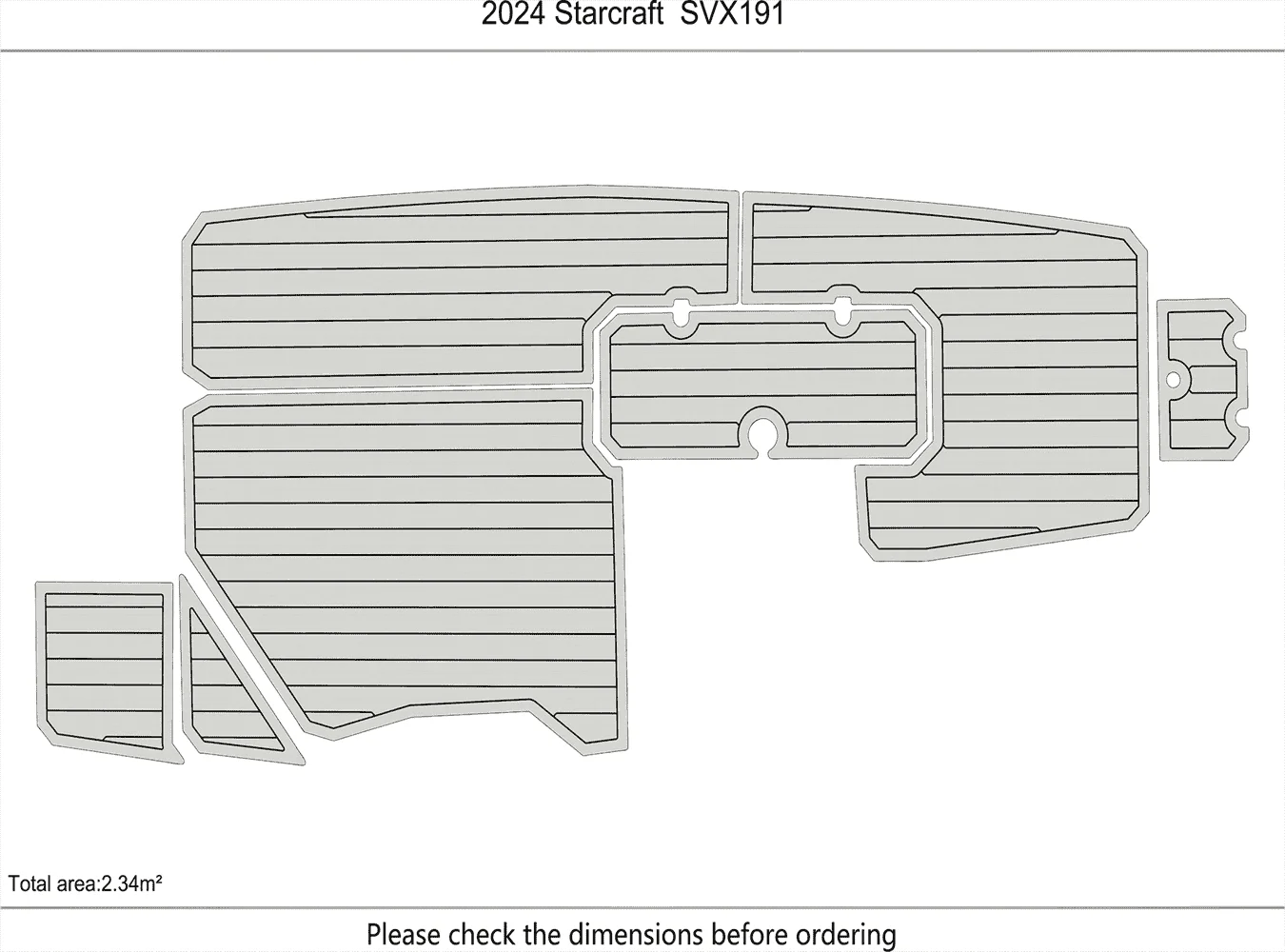 2020-2024 Starcraft SVX 191 Boat Flooring
