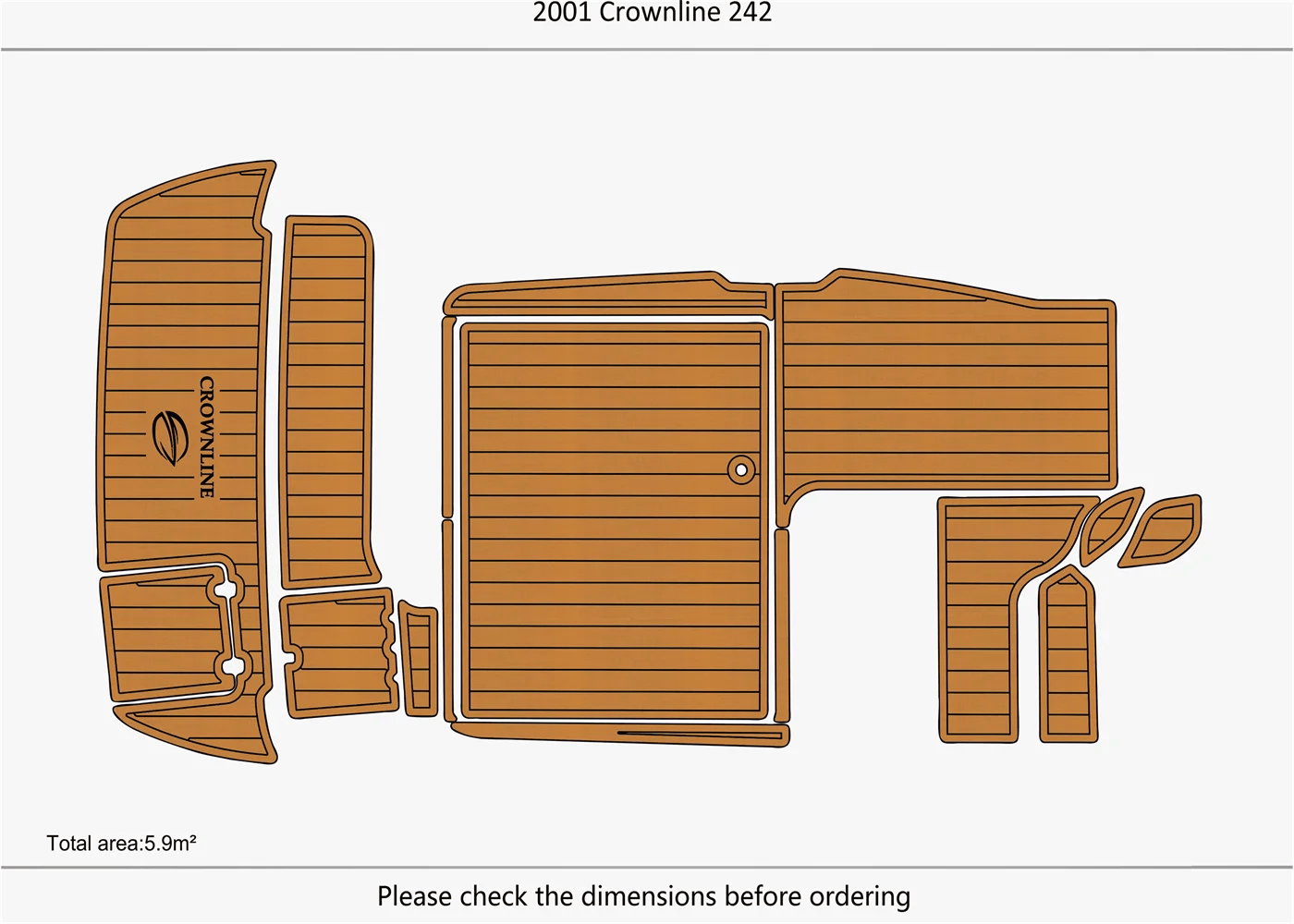 2001 Crownline 242