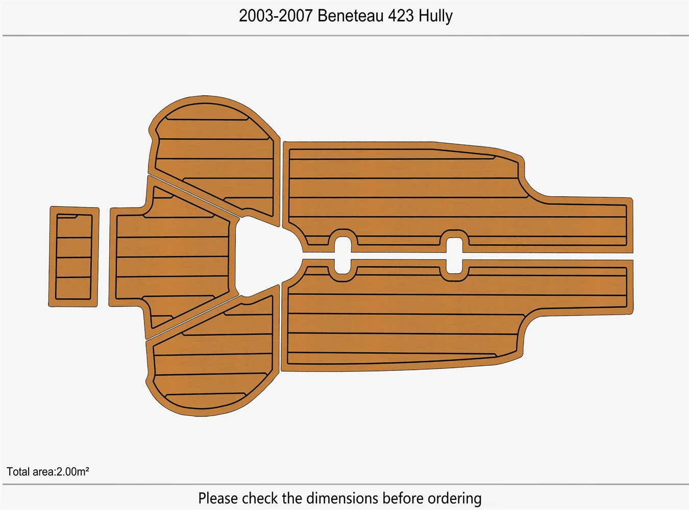 2003-2007 Beneteau 423 Hully