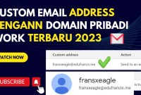 Buat Email Dengan Domain Pribadi Langsung Jadi! Buat Email Dengan Domain Pribadi Langsung Jadi!