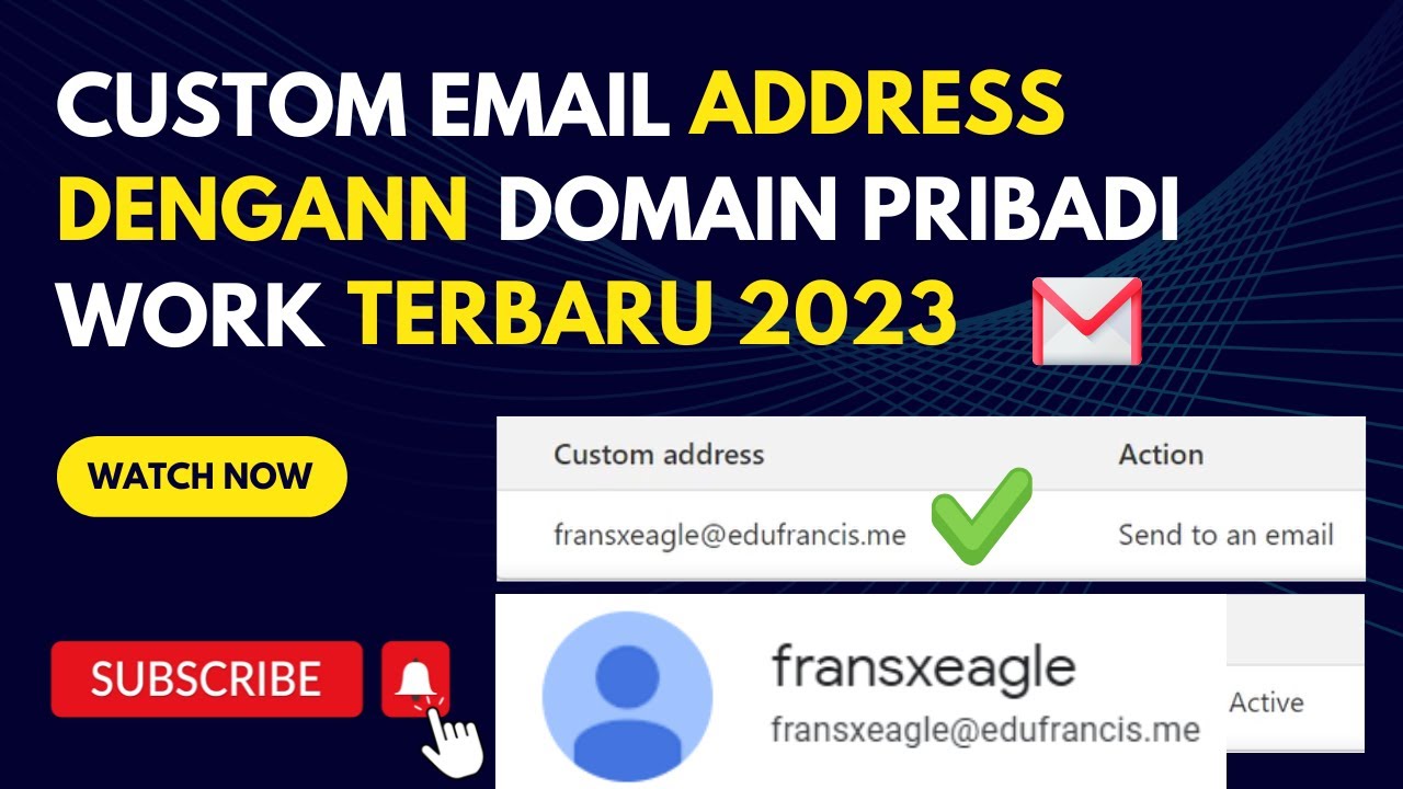 Buat Email Dengan Domain Pribadi Langsung Jadi! Buat Email Dengan Domain Pribadi Langsung Jadi!