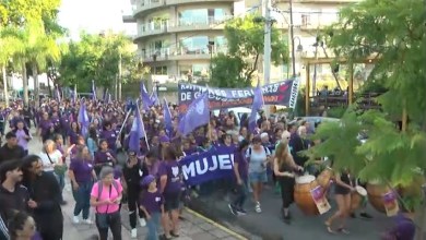 Multitudinaria marcha en Tigre por el Día de la Mujer Multitudinaria marcha en Tigre por el Día de la Mujer