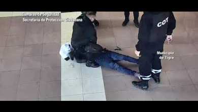 Espectacular detención de ladrón armado en la Estación de trenes Espectacular detención de ladrón armado en la Estación de trenes