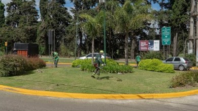 Renovaron la rotonda de Diego Palma Renovaron la rotonda de Diego Palma