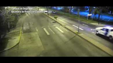 Rescatan a un hombre en el puente de 197 y Dardo Rocha Rescatan a un hombre en el puente de 197 y Dardo Rocha
