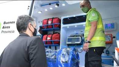 Jorge Macri presentó la nueva ambulancia anticovid Jorge Macri presentó la nueva ambulancia anticovid