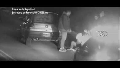 Se tiró de un auto con su hijo para huir de su agresor Se tiró de un auto con su hijo para huir de su agresor