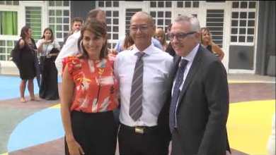 Zamora inauguró la remodelación de la Escuela 44 Zamora inauguró la remodelación de la Escuela 44