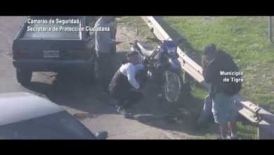 Dos heridos en choque de auto y moto en Don Torcuato Dos heridos en choque de auto y moto en Don Torcuato