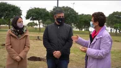 Jorge Macri y la Embajadora de Israel plantaron árboles Jorge Macri y la Embajadora de Israel plantaron árboles