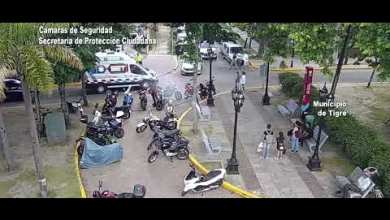 Robó una bici, chocó con una moto y lo atraparon Robó una bici, chocó con una moto y lo atraparon