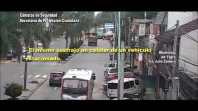 Robó un celular, subió a un colectivo, y lo detuvieron Robó un celular, subió a un colectivo, y lo detuvieron
