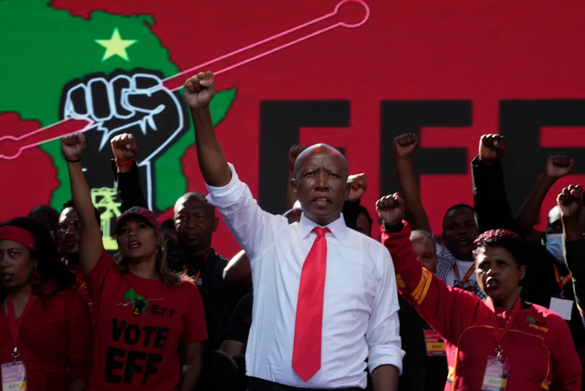 South African opposition leader Julius Malema is found guilty on gun charges South African opposition leader Julius Malema is found guilty on gun charges