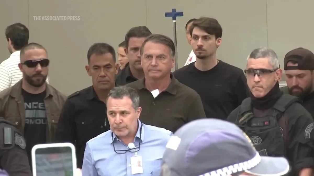 Former Brazil president Bolsonaro makes first public appearance since being sentenced to over 27 years in prison Former Brazil president Bolsonaro makes first public appearance since being sentenced to over 27 years in prison