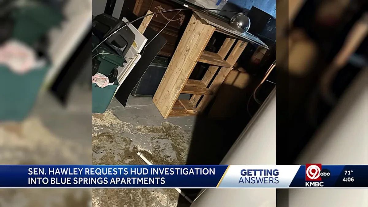Hawley calls for HUD investigation into ‘unsafe conditions’ at Blue Springs apartment complex Hawley calls for HUD investigation into ‘unsafe conditions’ at Blue Springs apartment complex