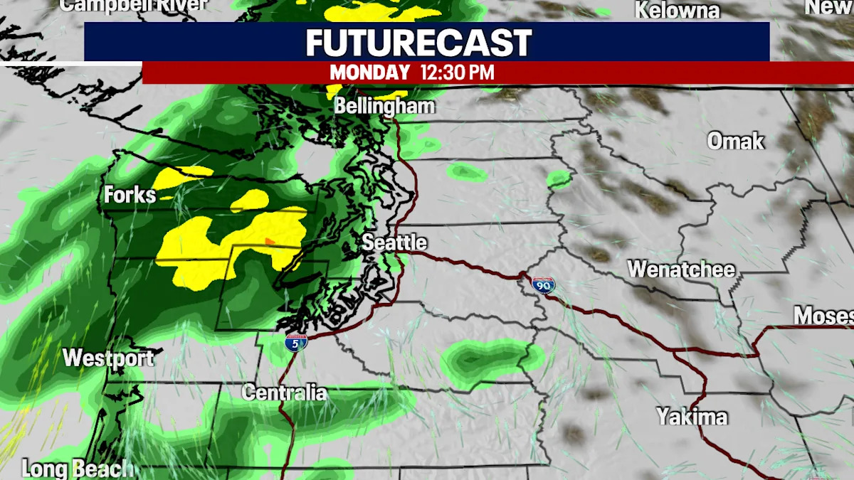 Chance of Showers by Sunday Night Chance of Showers by Sunday Night