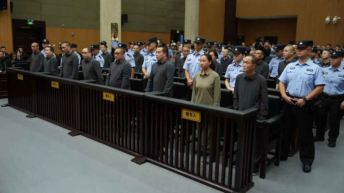 China sentences 11 members of mafia family to death China sentences 11 members of mafia family to death