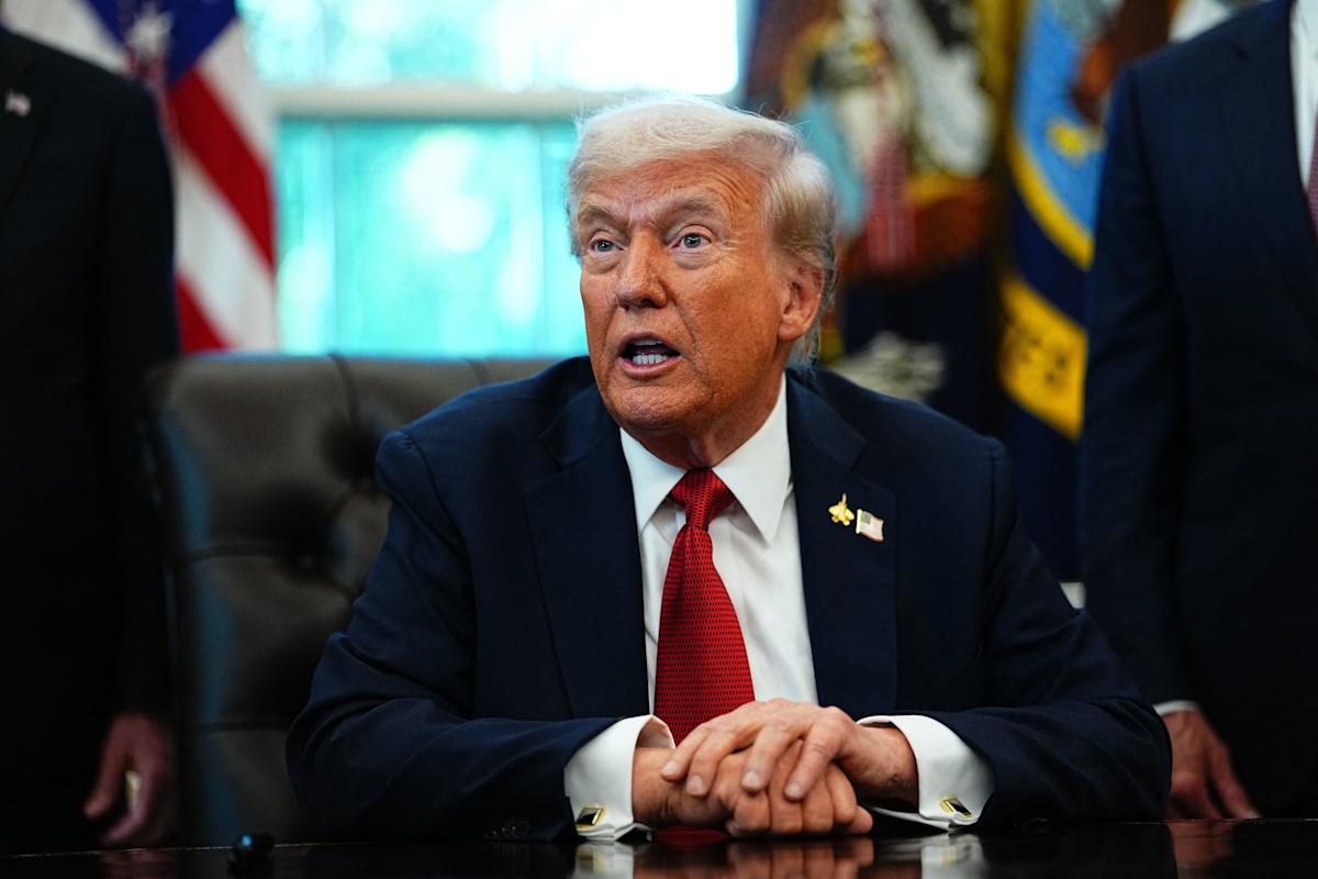 Stocks mixed as Donald Trump announces new 25% large truck tariff Stocks mixed as Donald Trump announces new 25% large truck tariff